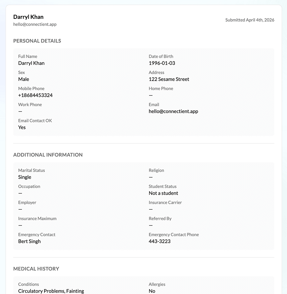 Patient Status List